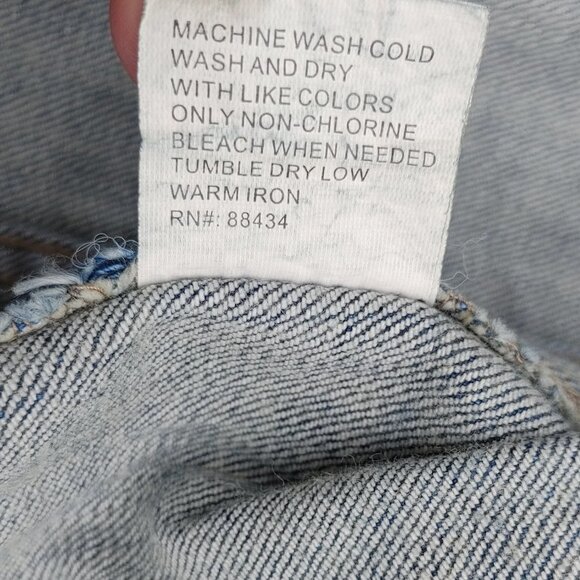 RARE House of Blues Denim Jacket Boho XL - Picture 4 of 8